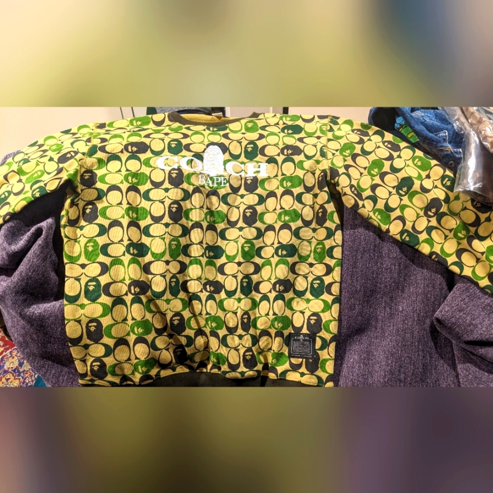 Coach X Bape Sweatshirt - XXL - Authentic
